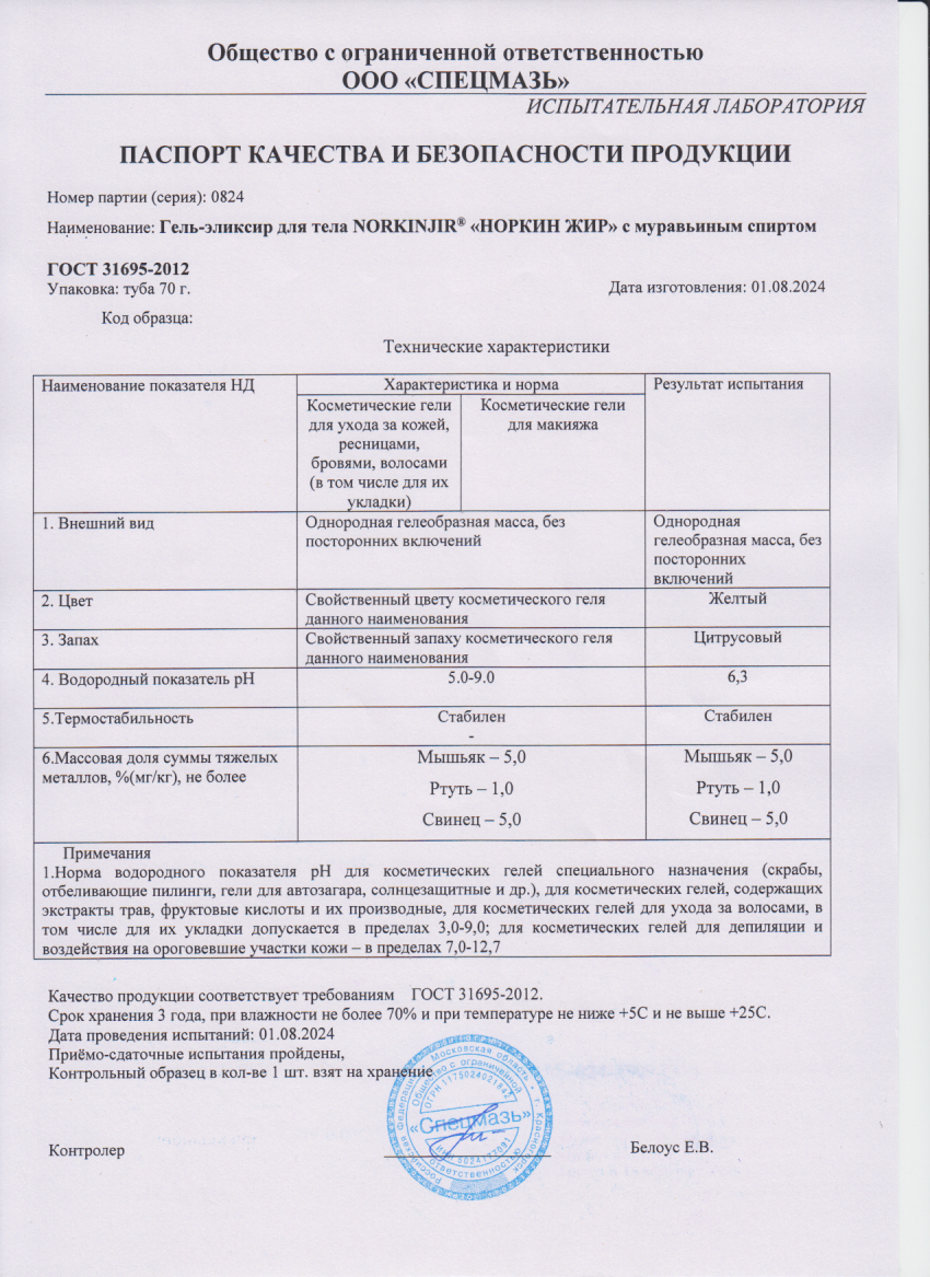 Паспорт №082024